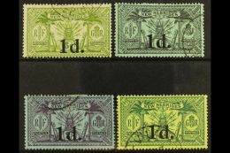 ENGLISH 1920-21 Surcharged Set, SG 30/33, Fine Cds Used (4 Stamps) For More Images, Please Visit... - Other & Unclassified