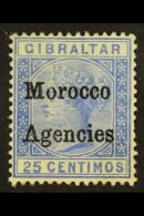 1898-1900 25c Ultramarine With INVERTED "V" FOR "A" Variety, SG 4a, Fine Mint. For More Images, Please Visit... - Other & Unclassified