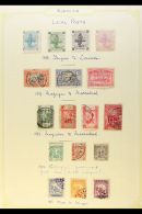 LOCAL POSTS 1893-1913 ALL DIFFERENT COLLECTION On Leaves, Inc Mazagan-Marrakech 1893-95 10c Perf 11 NHM, 1897 10c... - Other & Unclassified