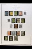 1856-1898 IMPRESSIVE COLLECTION In Hingeless Mounts On Leaves, Inc 1856 Used Set To 4r, 1861 To 4r & 8r Used,... - Mexico