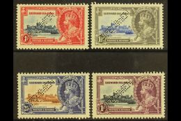 1935 Silver Jubilee Set Complete Perforated "Specimen", SG 88s/91s, Very Fine Mint Large Part Og. (4 Stamps) For... - Leeward  Islands