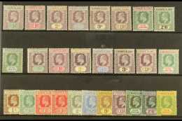 1902-11 COMPLETE MINT KEVII COLLECTION A Lovely Complete Mint Collection Presented On A Stock Card, SG 20/45, 1902... - Leeward  Islands