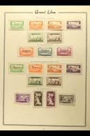 1938-45 FINE MINT AIR POST STAMPS Includes 1938 10p 10th Anniv (both Perfs), 1938 10th Anniv Miniature Sheet, 1944... - Lebanon