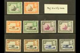 1938-54 PERF 13 X 11¾ FINE MINT An Attractive Group That Includes 5c (both Colours), 10c (both Colours),... - Vide