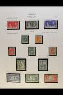 1937-52 KGVI FINE MINT COLLECTION Complete For Basic KGVI Issues, 1938-52 Defins Perfs Of 5s & 10s Values, SG... - Giamaica (...-1961)