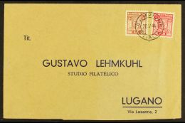 CAMPIONE 1944 (20 May) 10c And 20c Perf 11½, Sass 2a/3a, Very Fine Used On Printed Envelope Tied By Crisp... - Non Classificati
