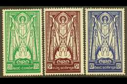 1937 (wmk Mult "Se") High Values Set (SG 102/04, Hibernian D13/15) Very Fine Lightly Hinged Mint. (3 Stamps) For... - Altri & Non Classificati