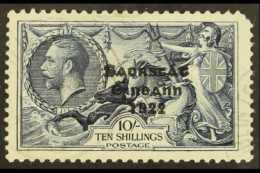 1935 (Waterlow Re-engraved) 10s Indigo With "flat-tailed 9" (SG 101var, Hibernian T77b), Lightly Used, Short... - Altri & Non Classificati