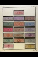 REVENUES - SPECIAL ADHESIVE 1868-1930 Extensive Specialised Collection/accumulation On Album Pages, Mostly Used,... - Altri & Non Classificati