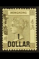 1898 $1 On 96c Grey Back, SG 52a, Very Fine And Fresh Mint Og. For More Images, Please Visit... - Other & Unclassified
