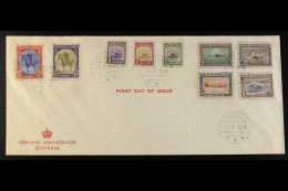 1945 Pictorials Complete Set (SG 8/16, Michel 8/16, Facit 8/16) Fine Used On Printed Unaddressed First Day Cover... - Altri & Non Classificati