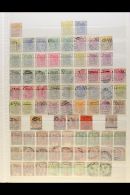1875-1953 ATTRACTIVE OLD COLLECTION On Stock Pages, Mint & Used, Inc 1875-76 6d Used (thin), 1876-84 Set Used,... - Costa D'Oro (...-1957)
