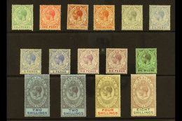 1921-27 Complete Definitive Set, SG 89/101, Including Both Shades For 1½d, 3d, 6d, And 2s, Fine Mint. (15... - Gibraltar