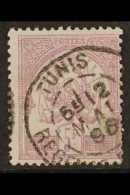 TUNISIA 1888-93 5F Lilac & Pale Lilac, Yv 8, Fine Cds Used For More Images, Please Visit... - Other & Unclassified