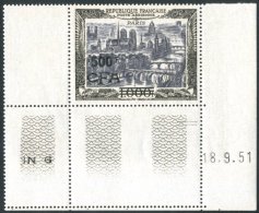 REUNION 1951 500fr CFA On 100fr Paris Bridges, Maury 51, Superb NHM Corner Margin Copy.  For More Images, Please... - Other & Unclassified