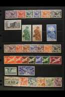 NEW CALEDONIA 1938-62 AIR POST COLLECTION. A Complete Run, Chiefly Never Hinged Mint From 1938 To The Independence... - Other & Unclassified