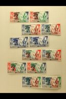 1949 U.P.U. 75th ANNIVERSARY The Complete Omnibus Set In Horizontal Pairs, Very Fine Mint. (12 Pairs) For More... - Altri & Non Classificati