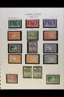 1937-50 KGVI FINE MINT COLLECTION Complete Run Of Basic KGVI Period Issues, Also Incl. Additional Perfs Or Shades... - Cayman Islands