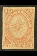 1862-64 2d Rose- Lake Imperf, SG 17, Fine Unused With 4 Small Neat Margins. For More Images, Please Visit... - Altri & Non Classificati