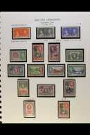 1937-56 KGVI FINE MINT COLLECTION Almost Complete For Basic KGVI Issues, Missing Only U.P.U. Set, SG 147/172,... - Honduras Britannico (...-1970)