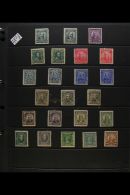 1900-1940 WITH A HIGH DEGREE OF COMPLETION Comprehensive Collection On Hagner Leaves In A Binder, Mint And Used... - Other & Unclassified