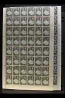 1938-52 COMPLETE SHEETS NHM 2½d & 3d Black & Deep Blue, SG 113ab & SG 114a, Complete Sheets Of... - Bermuda