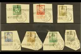 RAILWAY PARCELS 1915 Complete Set To 50c (stamps With 'Sunday Labels') With FORGED "Chemins De Fer / Spoorwegen"... - Altri & Non Classificati