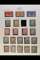 1937-52 KGVI FINE MINT COLLECTION Complete Basic Run In Sets (missing 1947 1d On 2d P13½x13), Note... - Barbados (...-1966)
