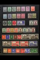 1933-57 ALL DIFFERENT MINT COLLECTION Presented On A Stock Page. Includes KGV Set To 12a Inc 1a3p Inverted Wmk,... - Bahrein (...-1965)