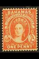 1863-77 1d Scarlet-vermilion, Bright Shade, Wmk Crown CC REVERSED, Perf.14, SG 33x, Never Hinged Mint, BP Basel... - Other & Unclassified