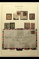 1946-48 OCCUPATION FORCE A Used Group On A Page Including Set To 2s, SG J1/6 With 1d & 3d "on Piece" And A 3d... - Other & Unclassified