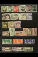 1922-1949 FINE MINT COLLECTION With Light Duplication On Stock Pages, Inc 1922 Opts Set To 2d (x3), 8d & 1s,... - Ascension