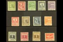 SPANISH 1929 Perf 14 Pictorial Definitives Complete Set Plus 20c Express Letter, SG 14A/25A Plus E26, Very Fine... - Altri & Non Classificati