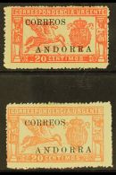 SPANISH 1928 Opt'd Express Set, Mi 13/14, Fine Mint (2 Stamps) For More Images, Please Visit... - Other & Unclassified