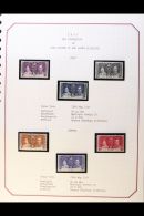 1937 KGVI COMMONWEALTH CORONATION OMNIBUS A Complete Collection Of 202 Stamps, Mostly Never Hinged Mint Or Very... - Non Classificati