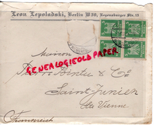 Delcampe - ALLEMAGNE- BERLIN -LEON LEPOLADSKI- 50 REGENSBURGER STR.13- A PIERRE POINTU MEGISSERIE 1926- SAINT JUNIEN - 1900 – 1949
