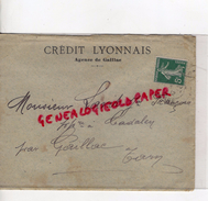 81 - AGENCE DE GAILLAC- CREDIT LYONNAIS- 1912- A M. LARIT FRANCOIS CADALEN GAILLAC- - 1900 – 1949