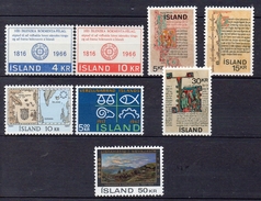 ISLANDE  Timbres Neufs **  De 1966 à 1970 ( Ref 154 A8 ) - Ongebruikt