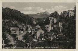 AK Rathen & Gammerig Königstein Elbsandsteingebirge 1949 #02 - Rathen
