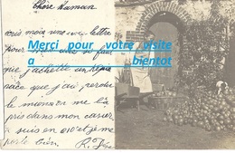 Cpp Portrait De R DESOBEAU ? Son Chien Récolte De Pommes Habitation Adr A Sa Mère Rue De La Bienfaisance PARIS VII 75 - Genealogía