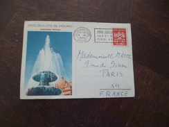 Lettre Vatican 1950 Anno Jubalei Pax Et Bonnum Jubilé De La Paix Oblitération Mécannique - Storia Postale