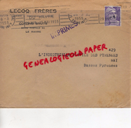 76 - LE HAVRE - LECOQ FRERES- COTONS BRUTS - 1955 - 1950 - ...