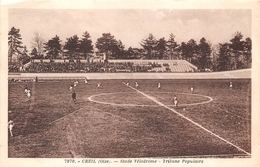 60-CREIL- STADE VELODROME, TRIBUNE POPULAIRE - Creil