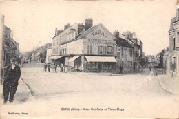 60-CREIL- RUES GAMBETTA ET VICTOR-HUGO - Creil