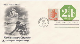 USA - Intero Postale -  THE DISCOVERY OF AMERICA INDIANI - 1961-80