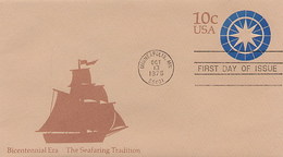 USA - Intero Postale -  BICENTENNIAL ERA - THE SEAFARING TRADITION - 1961-80