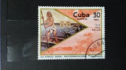 RARE CUBA 1984 FAROS 30 CORREOS USED STAMP TIMBRE - Neufs