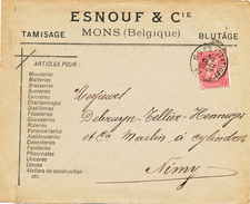 046/25 - BELGIUM - Lettre à Entete  Articles Pour Brasseries , Malteries , Sucreries , ... Esnouf § Cie MONS 1900 - Biere