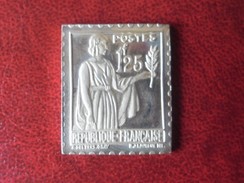 Timbre Type PAIX 1,25 Francs De 1932 - 1983 (7 Grammes En Argent 925/1000 ) Poinçon Crabe - Autres & Non Classés