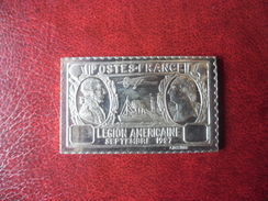 Timbre De France - Légion Américaine (USA) De 1927 - 1981 (13 Grammes En Argent 925/1000 ) Poinçon Crabe @ Avion Bateau - Altri & Non Classificati